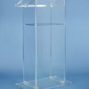 Acrylic Podium with Shelf