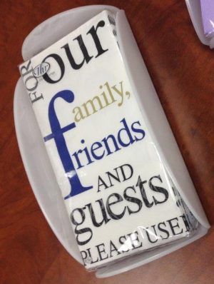 Acrylic Hand Towel Holder - Image 2