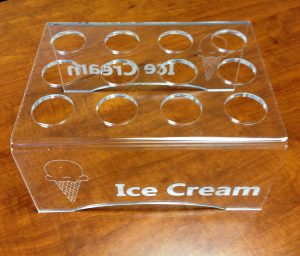 Acrylic Ice Cream Holder - Image 3